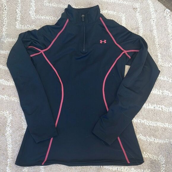 1/4‎ zip Under Armour Semi-Fitted Coldear top - Picture 1 of 3